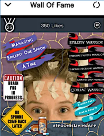 Figure 6. Spoonie Living app: CD and comorbid illnesses. 