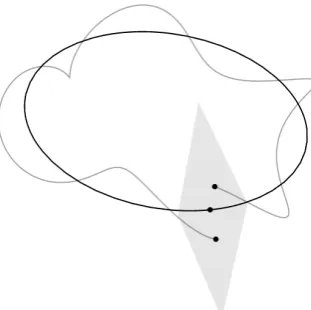 Figure 1.1: The construction of the ﬁrst return map.