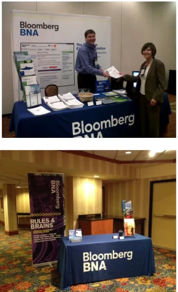 TABLE EXHIBIT WITH BANNER STAND