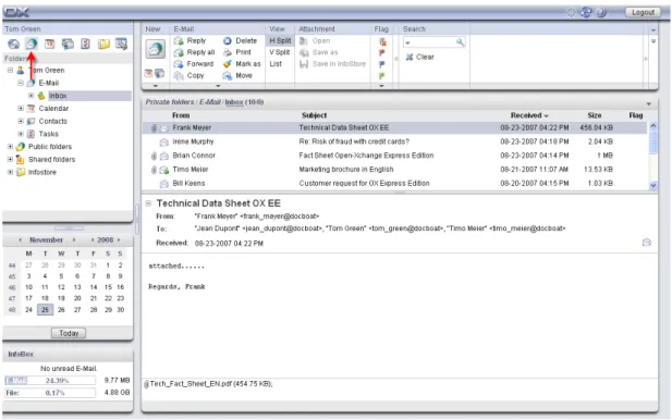 Figure 2.1. Overview of the E-Mail module