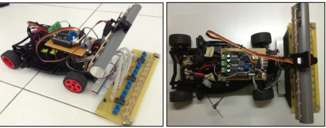 Figure 1.1.1 The Line Following Robot for Freescale Cup 