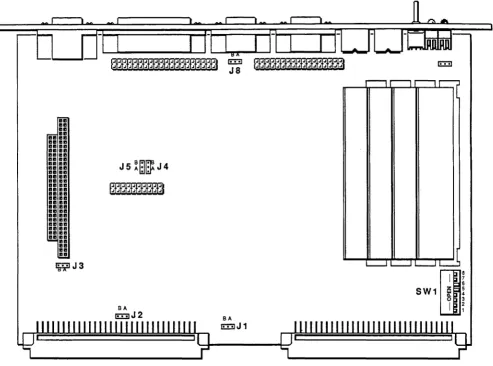 Figure 2-1. XVME-678/688 Jumper and Switch Locations 