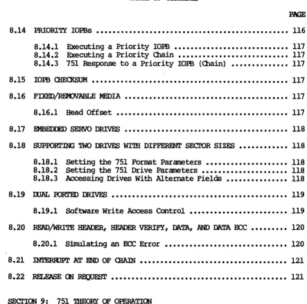 TABLE OF <Dl1'ENlB 
