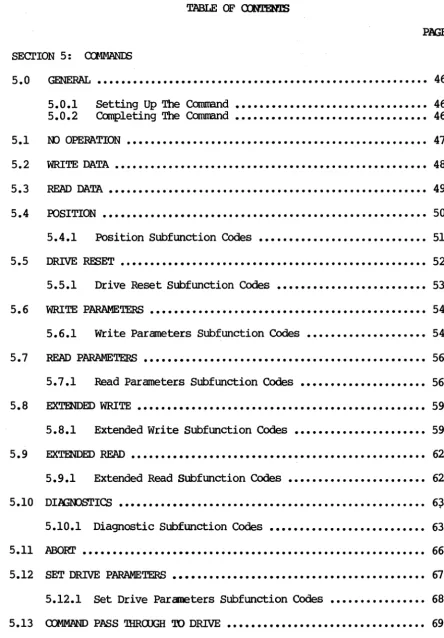 TABLE OF <rm'EN.lS 