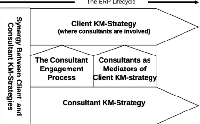 Figure 1 – Valuable Knowledge Management Perspectives on the Consulting Process