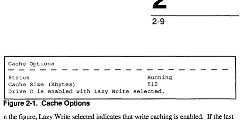 Figure 2-2. Cache Statistics 