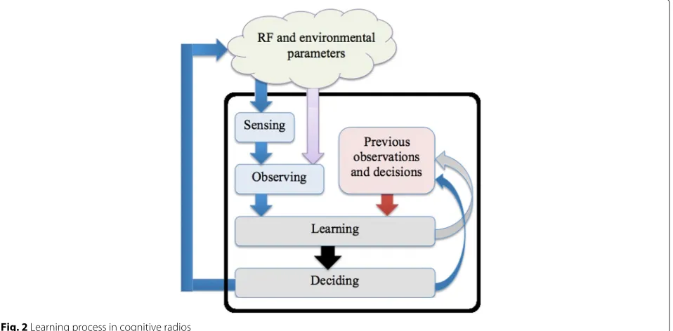Fig. 1 Wireless communication network formed by cognitive radio networks