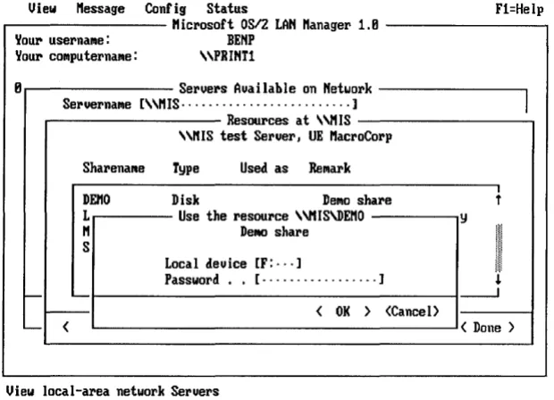 Figure 2-8. Use the Resource (Network Path) Dialog Box 