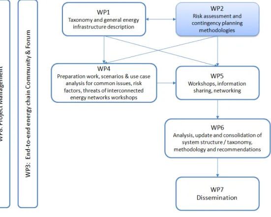 Figure 1: Structure of the EURACOM project. 