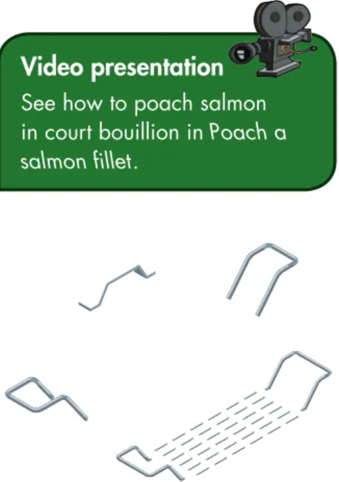 Figure 9.8 A fish kettle is the perfect  tool for deep poaching a whole fish 
