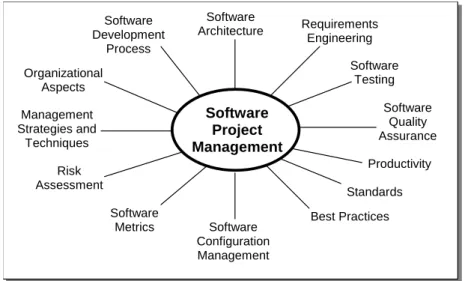 Figure 1 - Some important issues of software project management 