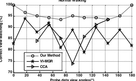 Figure 12. Correct view matching of normal walking. 