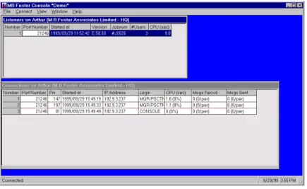 Figure 12 ODBCLOG Generated from MBF-Console 
