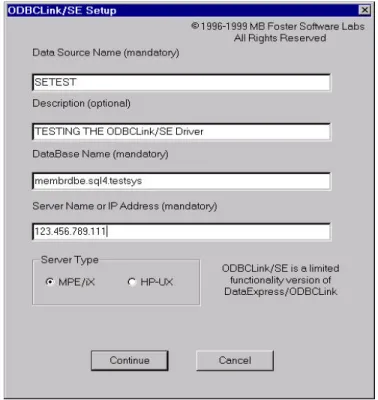 Figure 2a Data Source Creation 