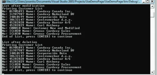 FIGURE 13.10 THE CONSOLE APPLICATION RESULT  6.  Press ENTER to close the console window