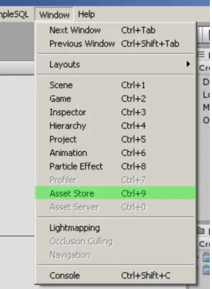 Figure 3-2 Asset Store