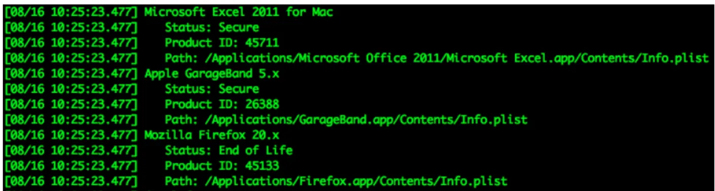 Figure 12: Mac Removal Command