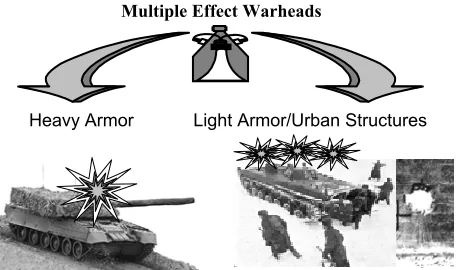 Figure 1. Selectable-initiation warhead against multiple targets. 