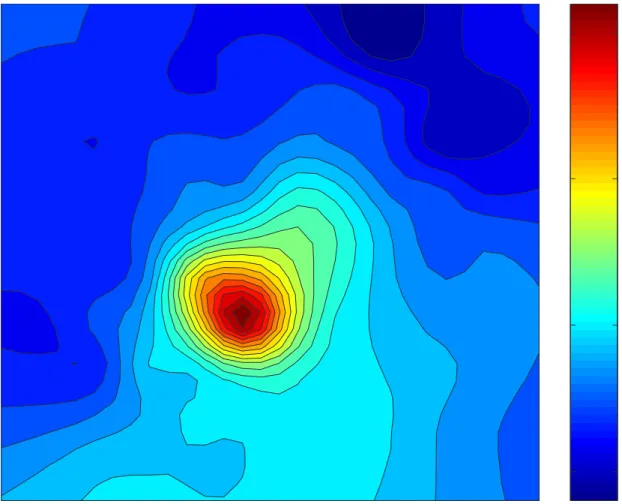 Figure 10: Posterior mean of the mean regression function for the Noshiro example. The model used was a thin plate spline with K = 100 knots for the mean function, a log-thin plate spline with K = 100 knots for the variance function, and a log-thin plate s