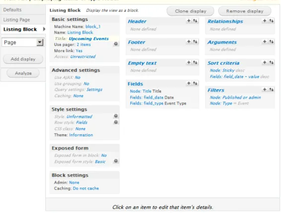 Figure D-4. The homepage block view, which links to the full-page view 