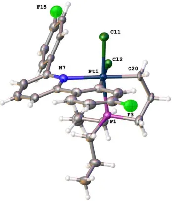 Figure 6: The solid-state structure of 6c(c), thermal ellipsoids drawn at 50% probability level