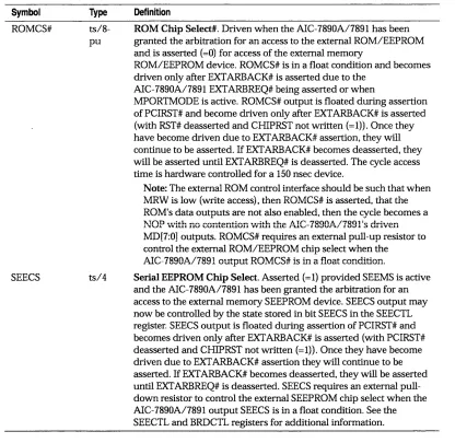 Table 2-11. FlexPort (Memory) Interface Pins (Continued) 