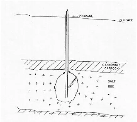 Figure 9.11 Sketch of a simple uncompensated propane system.
