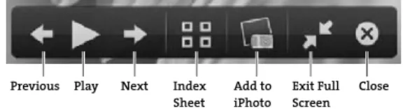 Figure 4.8 Quick Look  full-screen options