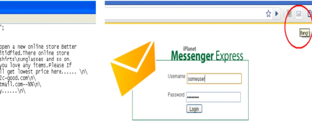 Fig. 7. Chrome Extension for Email Spam
