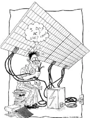 Figure 1. Representation of traditional PV system with one central inverter.