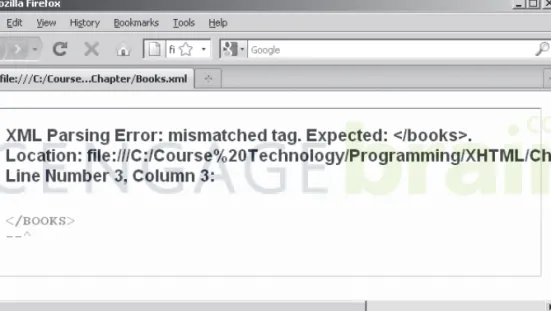 Figure 1-8  Case sensitivity error in Firefox