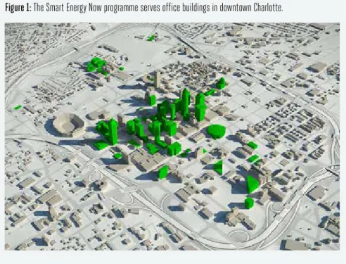 Figure 1: The Smart Energy Now programme serves office buildings in downtown Charlotte