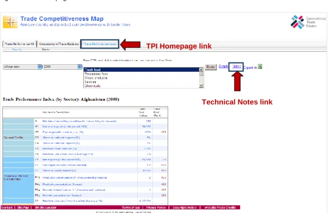 Figure 4. TPI homepage 
