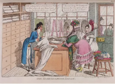 Figure 2.4. C. Williams, The Haberdasher Dandy, 1818, Lewis Walpole Library, 
