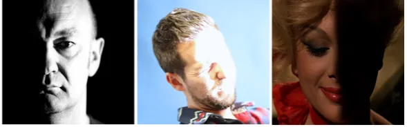 Figure 1.4: Sample faces under harsh lighting