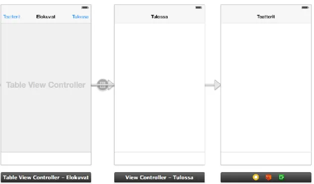 FIGURE 1. First demo application views 