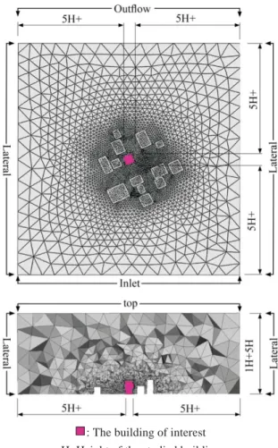 Figure 5 Site plan with velocity measurement plane 