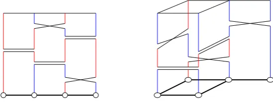 Figure 6.1: Example of realisations of ρ from [113] with loops coloured.