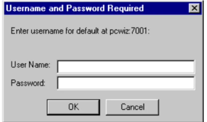 Figure 2-2 Basic Authentication Login Screen