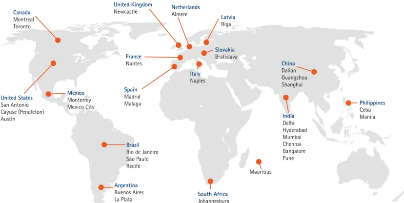 Figure 3: Global Testing Center of Excellence Network