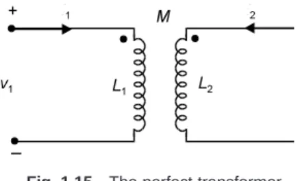 Fig. 1.15 The perfect transformer.