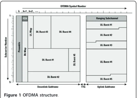 Figure 1 OFDMA structure.