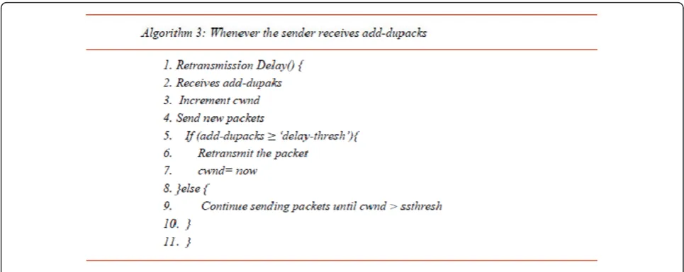 Figure 11 Example of TCP NCE detection of non-congestion event.