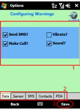 Figure 2.   Main Application Interface. 