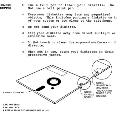 Figure 11. Diskette Handling 