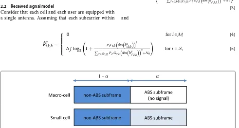 Figure 2 Frame structure supporting eICIC.