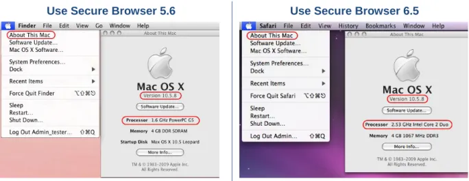 Figure 2.  Identify your Mac processor type 