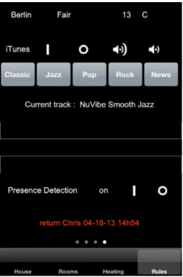 Figure 4.3 Project phase 3: Adding controls for iTunes 