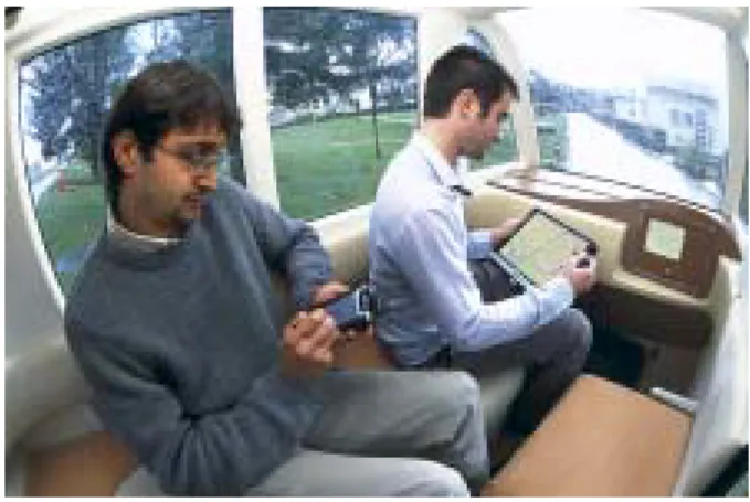 Figure 4: Seamless access to services in the mobile environment using WSAMI