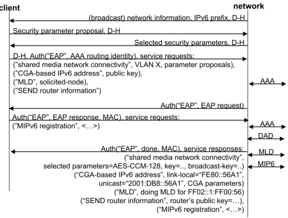 Fig. 2. NAP and IPv6 network attachment.